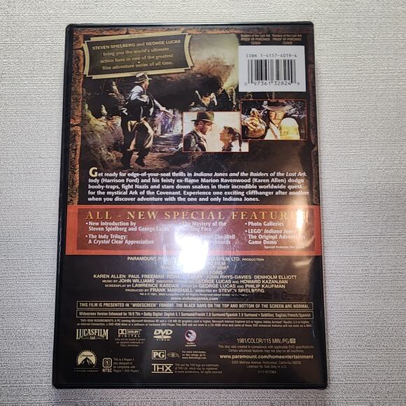 Indiana jones Raider of Lost Ark dvd - Picture 4 of 5